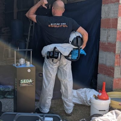 aérogommage atelier des Esquirol